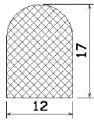 - MZS - G787 - Профили из резины EPDM - Полукруглые, D-образные