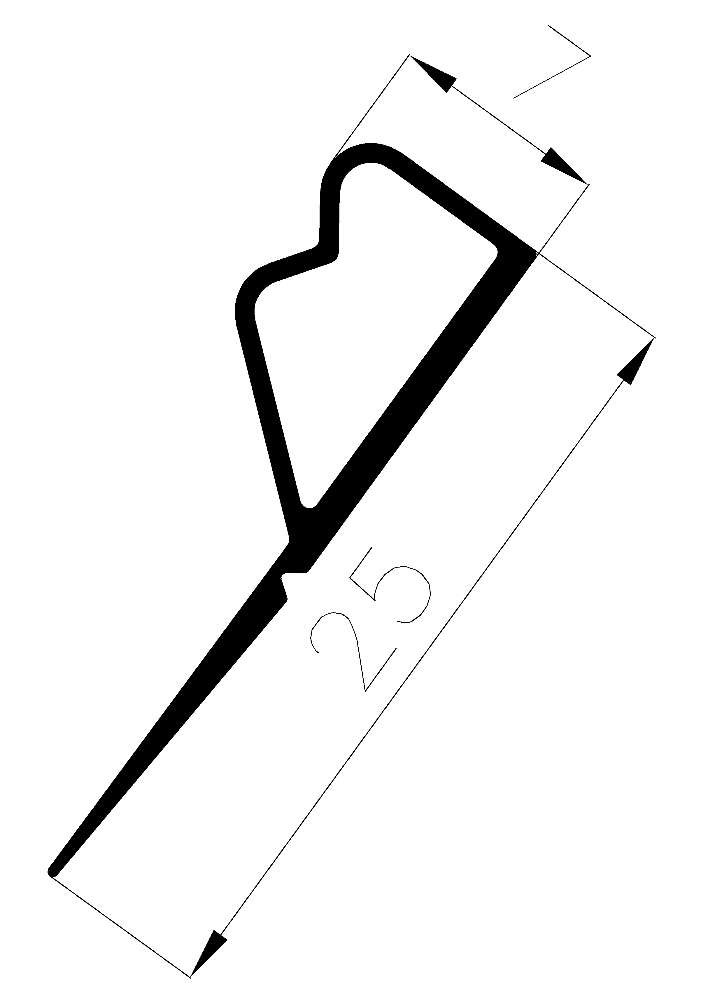 10490365KG - резиновый профиль - Профили для дверных коробок