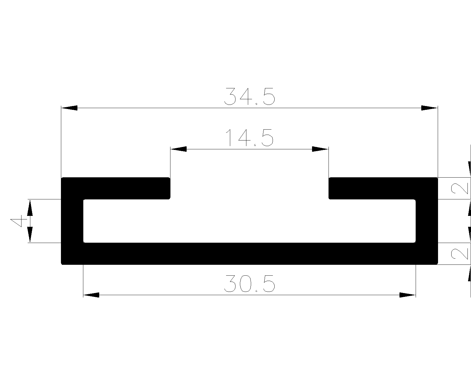15310370KG - Профили зажимов