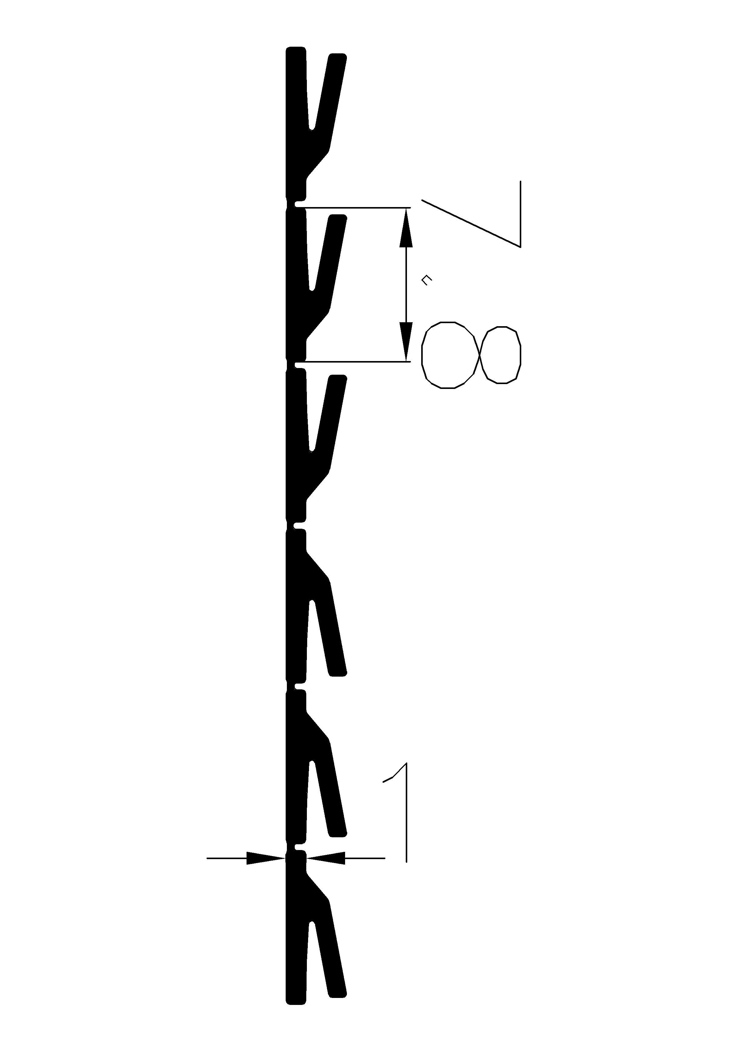 2620370KG - Профили EPDM - Проставки и бамперы