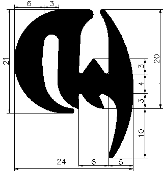 KL - G662 - стабилизирующие профили EPDM - стабилизирующие и растягивающие профили