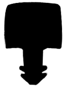 AU - G684 14×10 мм - Профили EPDM - Проставки и бамперы